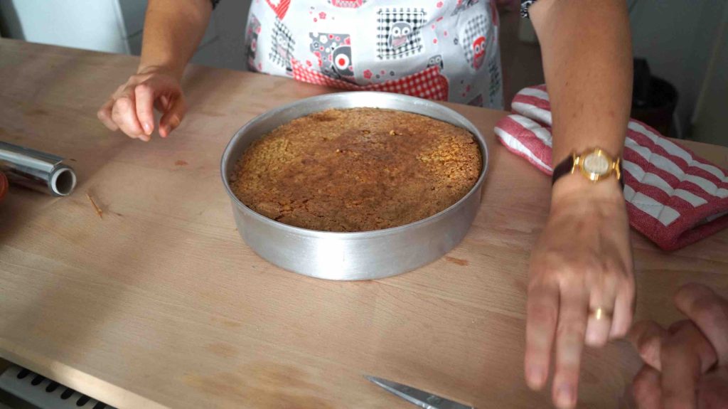 Bolo de Queijo de Cabra com Mel