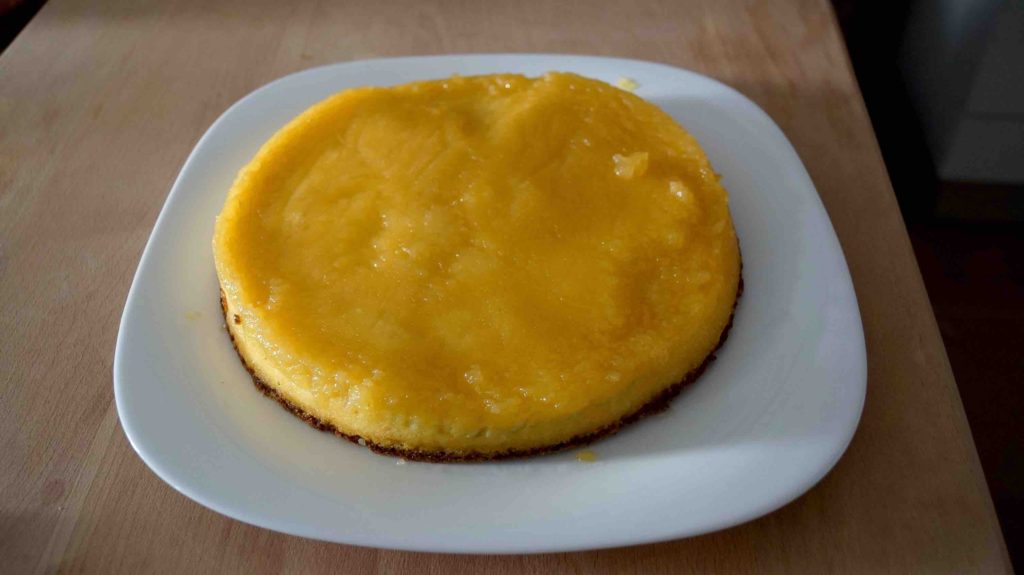 Bolo de Queijo de Cabra com Mel